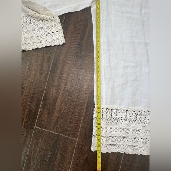Chico’s Crochet Hem Linen Pants – Optic White – Size O (Regular)✨ - Picture 5 of 16